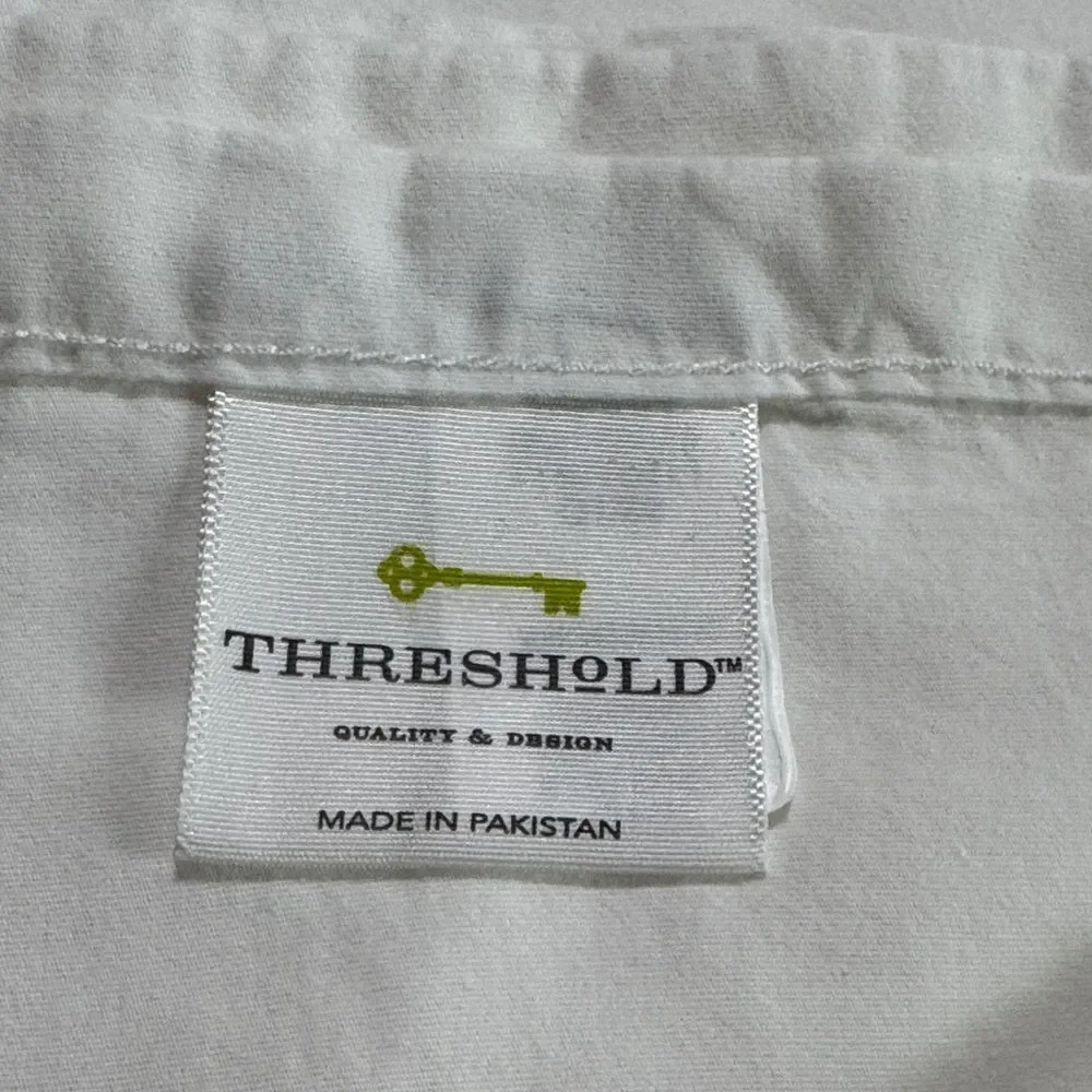 Threshold White Flat Sheet